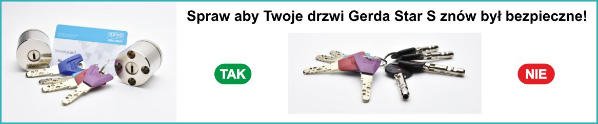 Zamek do drzwi gerda rim 6000 s